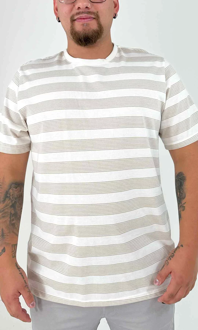 Camiseta hombre rayas - Imagen 3