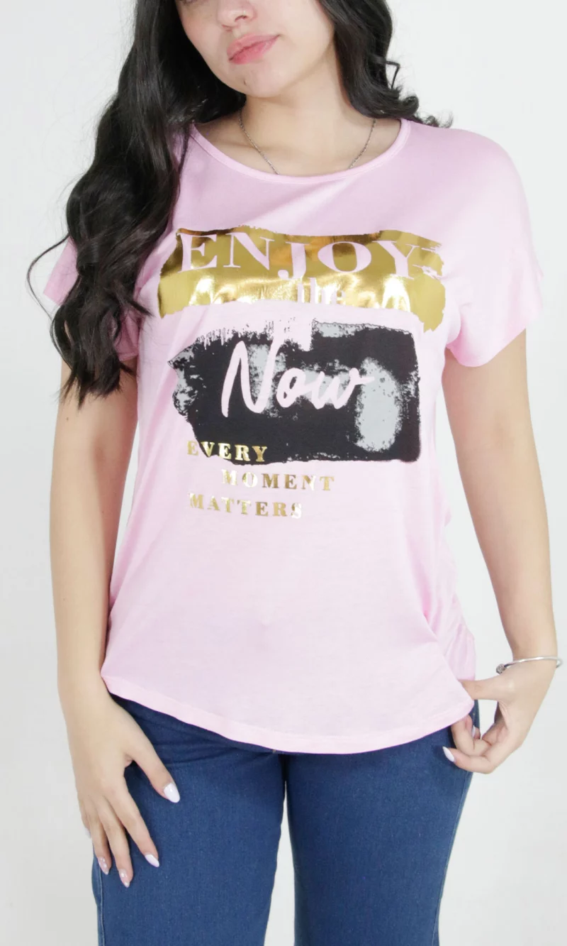 Camiseta mujer estampada - Imagen 3