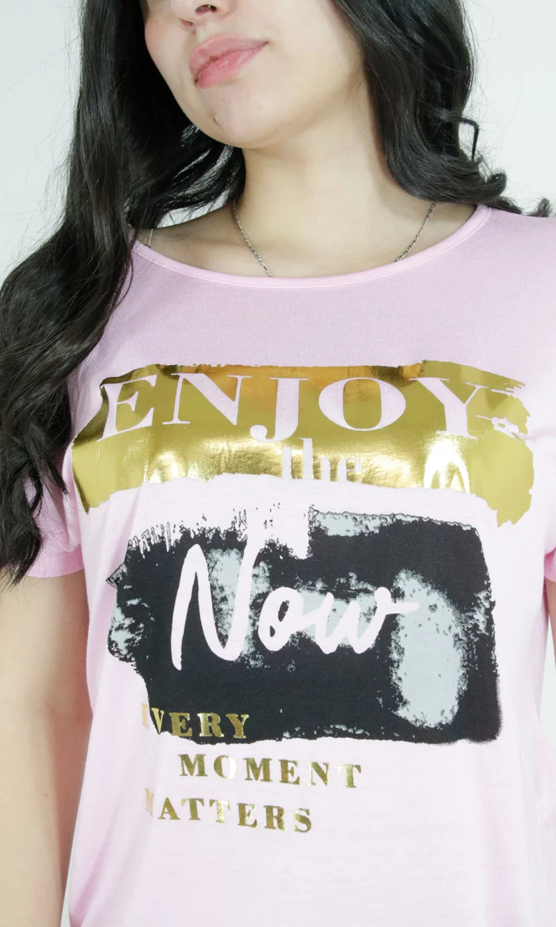 Camiseta mujer estampada - Imagen 4