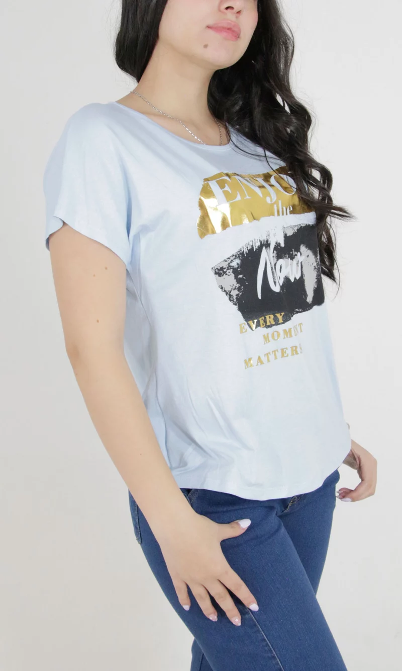 Camiseta mujer estampada