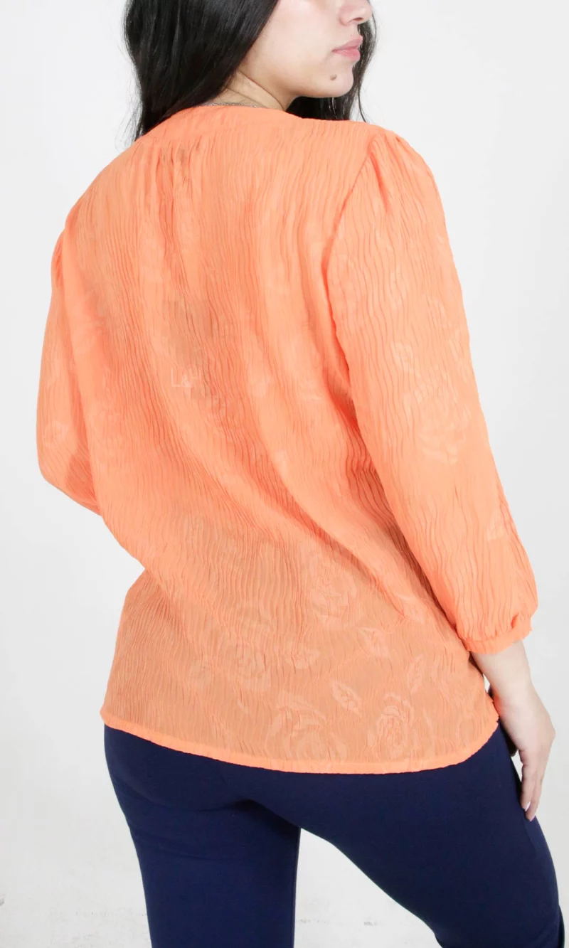 Blusa mujer manga 3/4 unicolor - Imagen 10