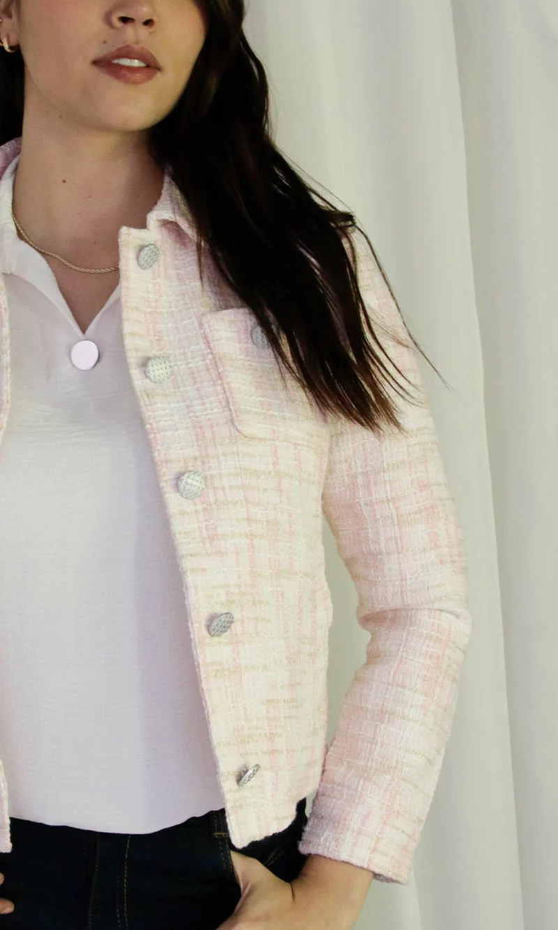 Chaqueta mujer unicolor - Imagen 2