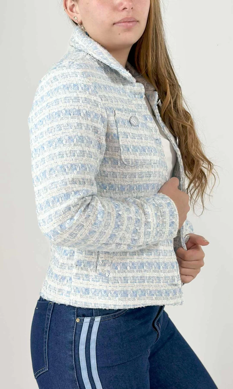 Chaqueta mujer unicolor - Imagen 5