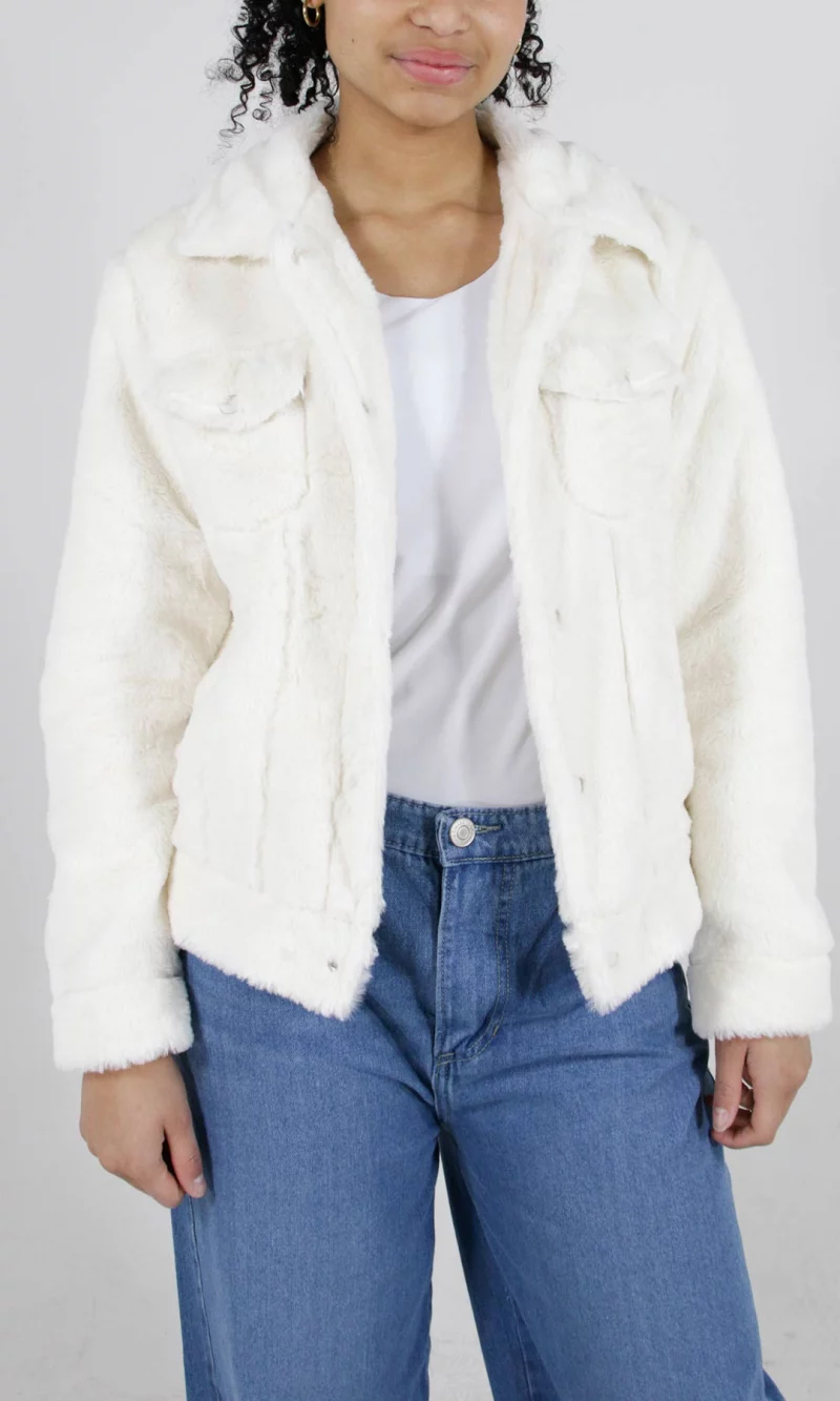 Chaqueta mujer unicolor - Imagen 5