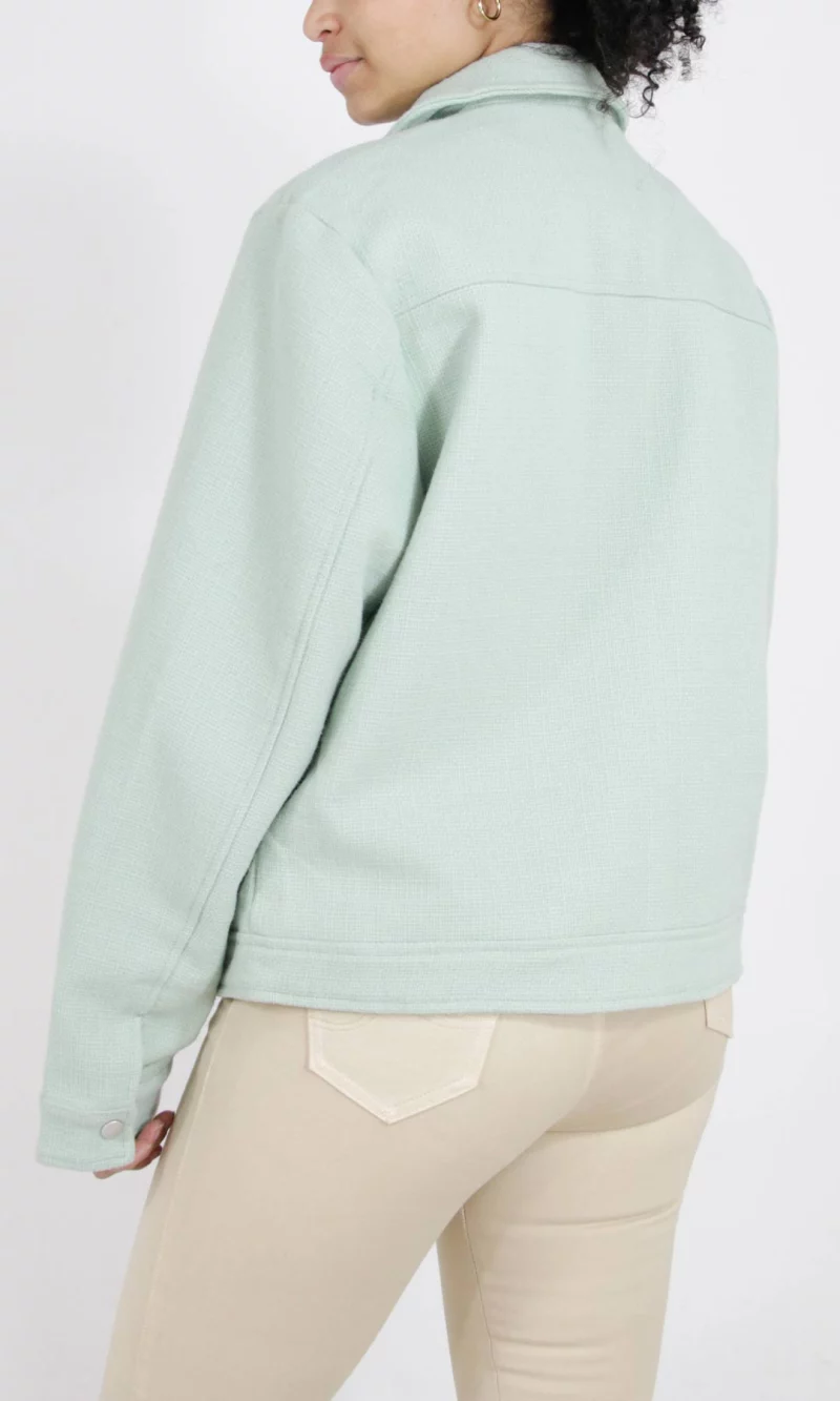 Chaqueta mujer unicolor - Imagen 4