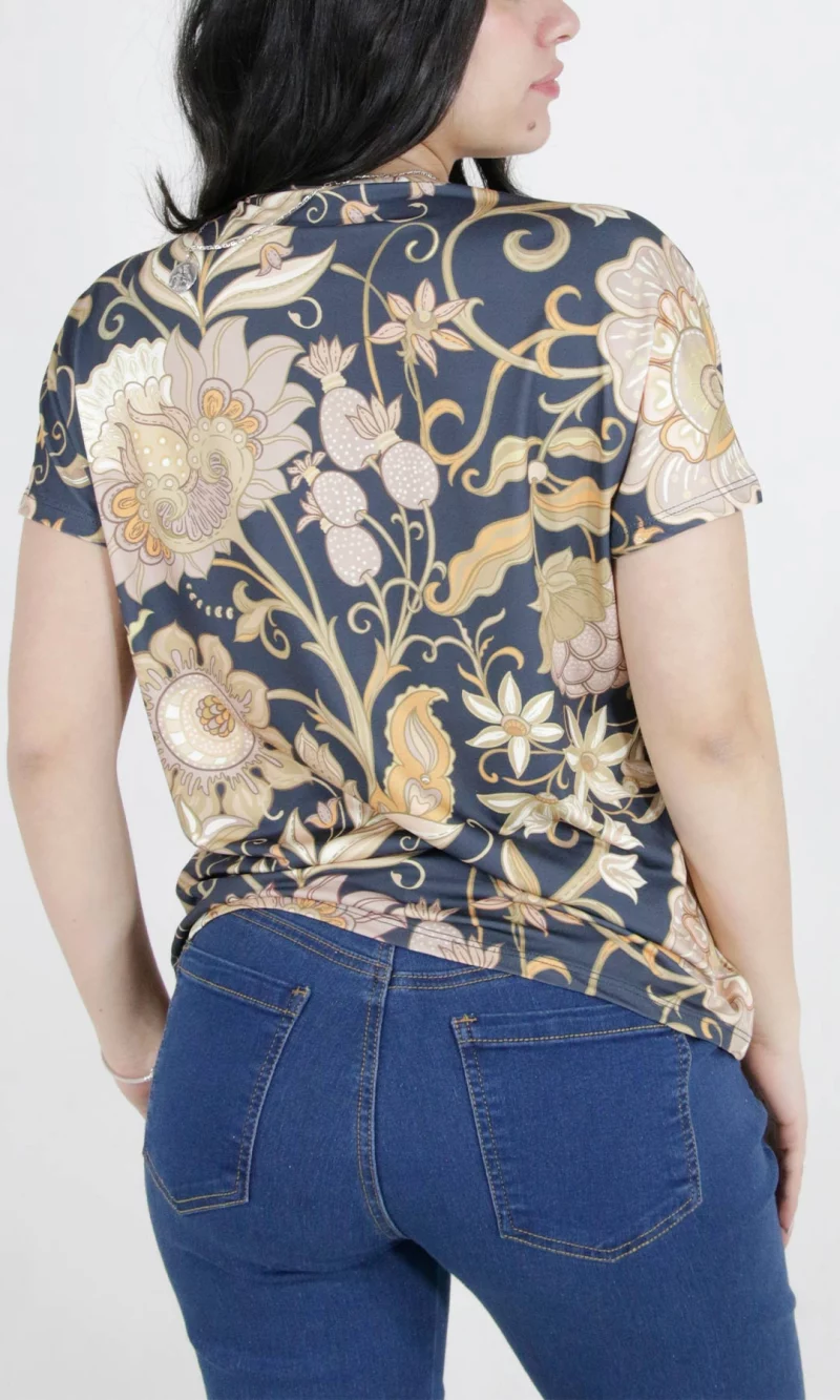 Camiseta mujer manga corta estampada - Imagen 4