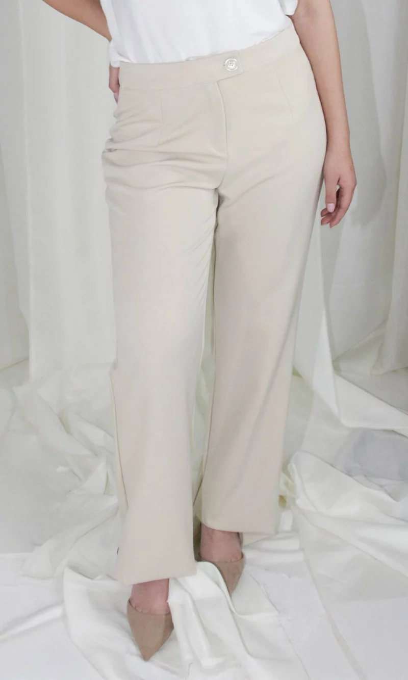 Pantalón mujer unicolor - Imagen 2