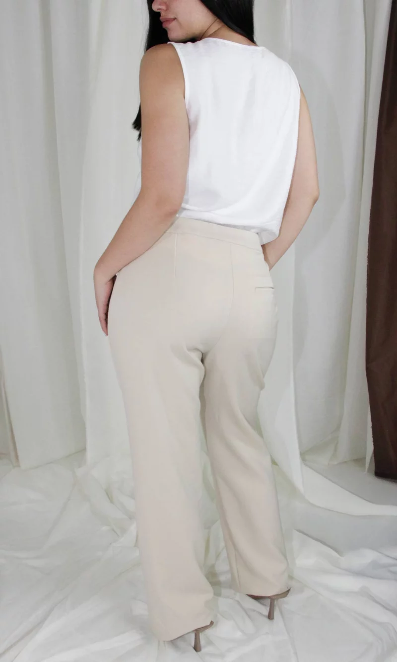 Pantalón mujer unicolor - Imagen 3