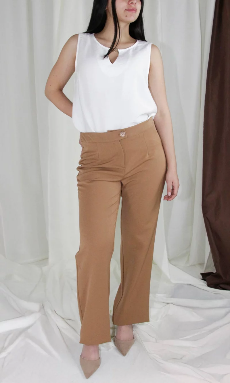 Pantalón mujer unicolor - Imagen 6