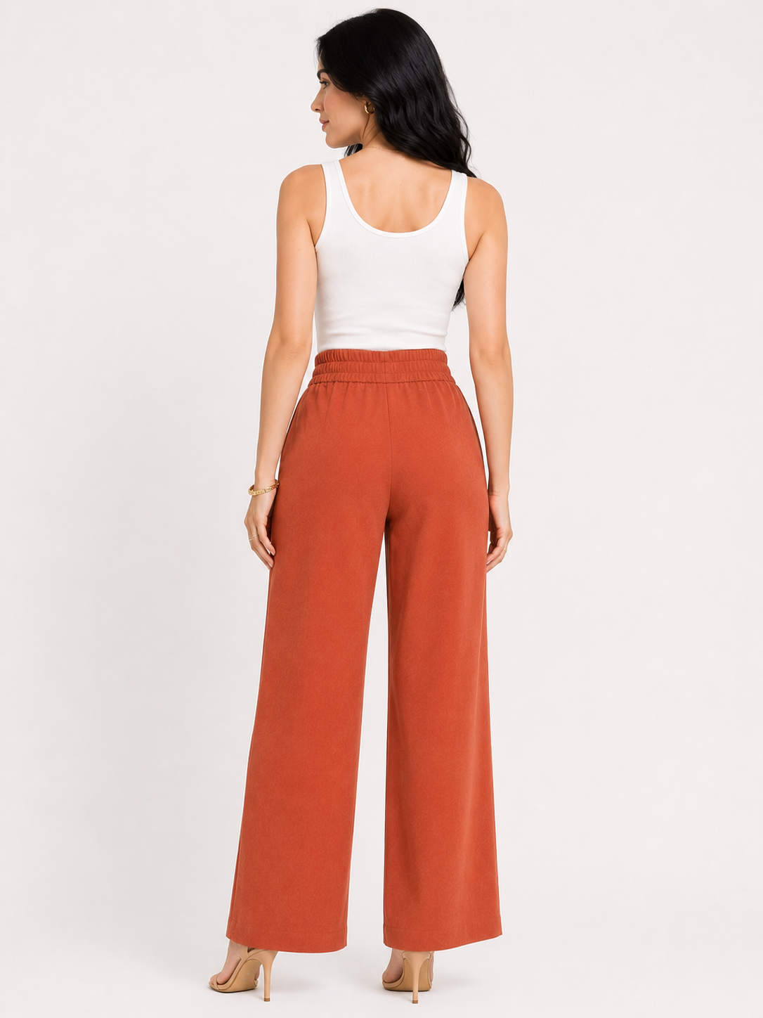 Pantalón mujer unicolor - Imagen 3
