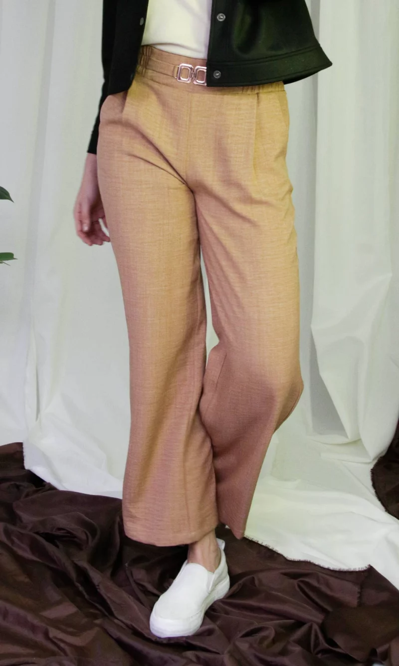 Pantalón mujer unicolor - Imagen 2