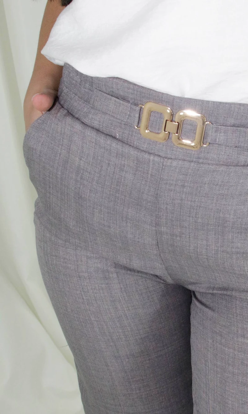Pantalón mujer unicolor - Imagen 7