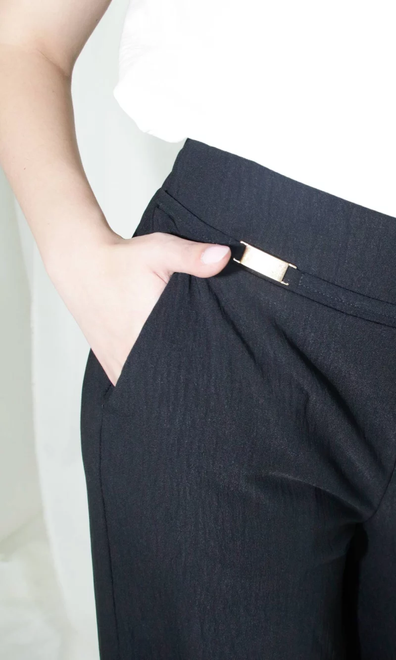Pantalón mujer unicolor - Imagen 2