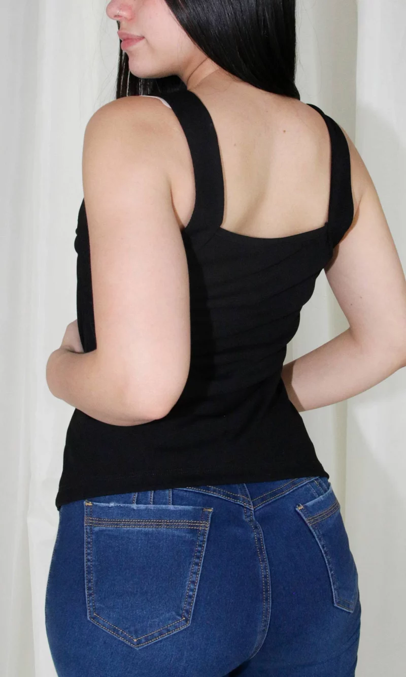 Camiseta mujer unicolor - Imagen 6