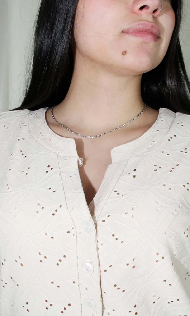 Camiseta mujer manga corta unicolor - Imagen 5