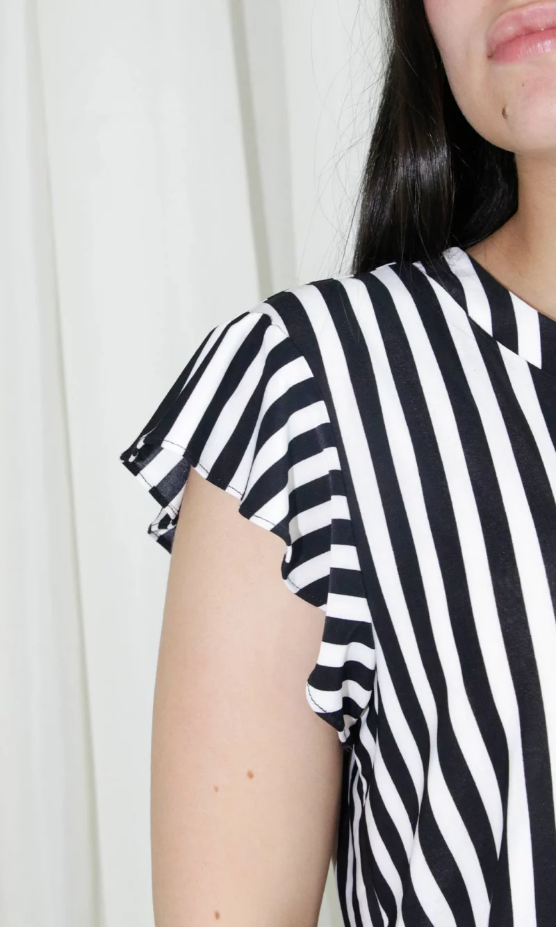 Camiseta mujer manga corta rayas - Imagen 5