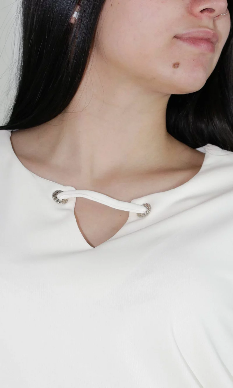 Camiseta mujer unicolor - Imagen 2