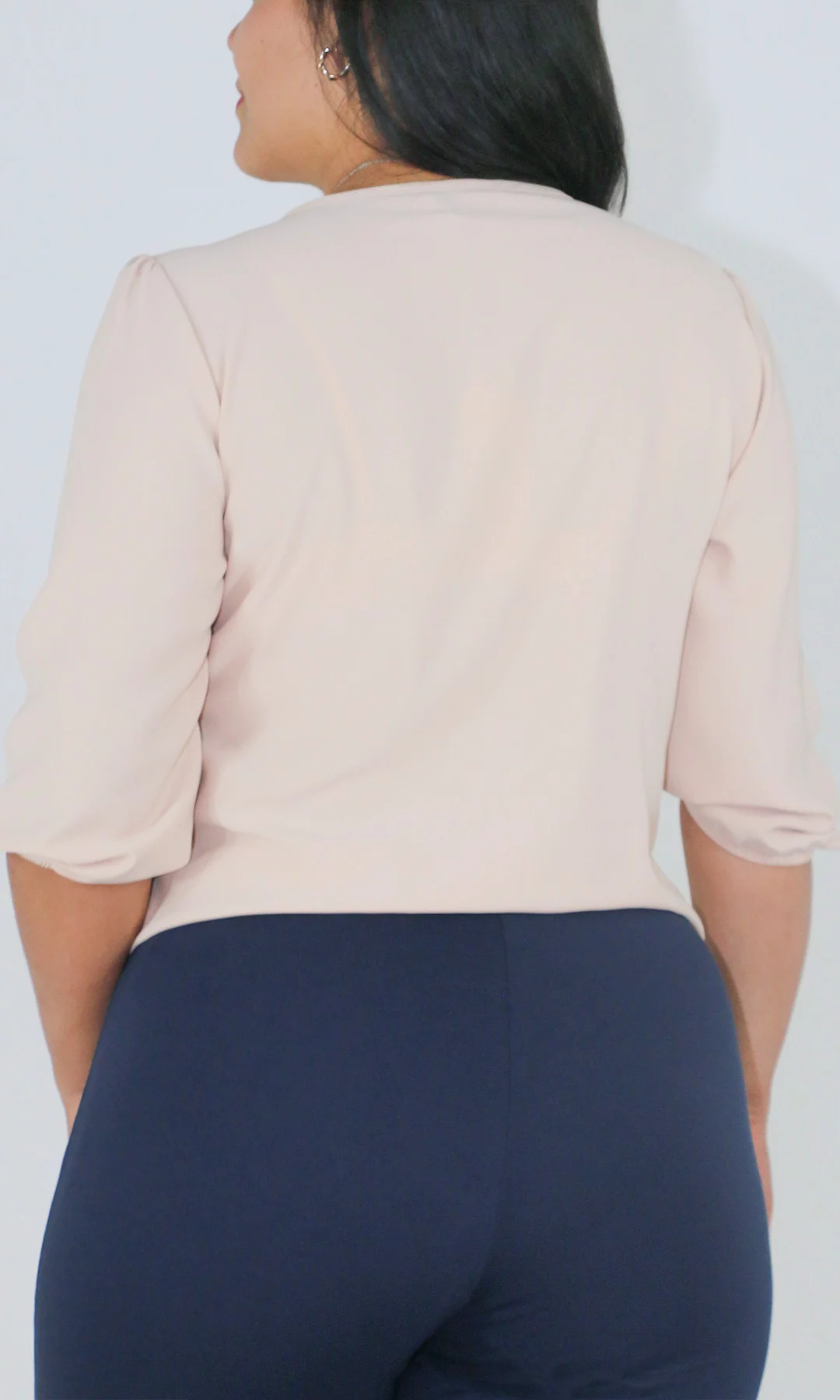 Blusa mujer manga 3/4 unicolor - Imagen 16