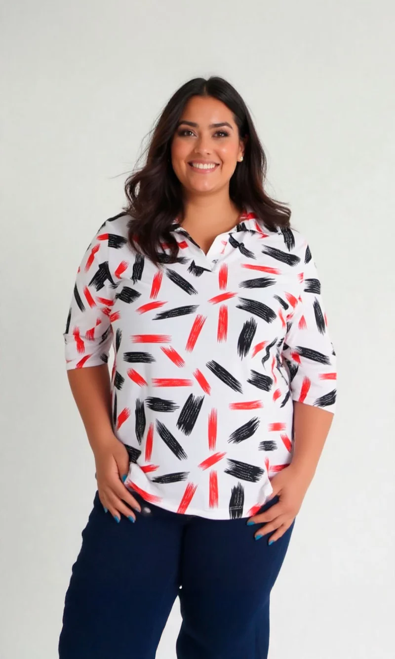 Camiseta mujer manga corta estampada - Imagen 9