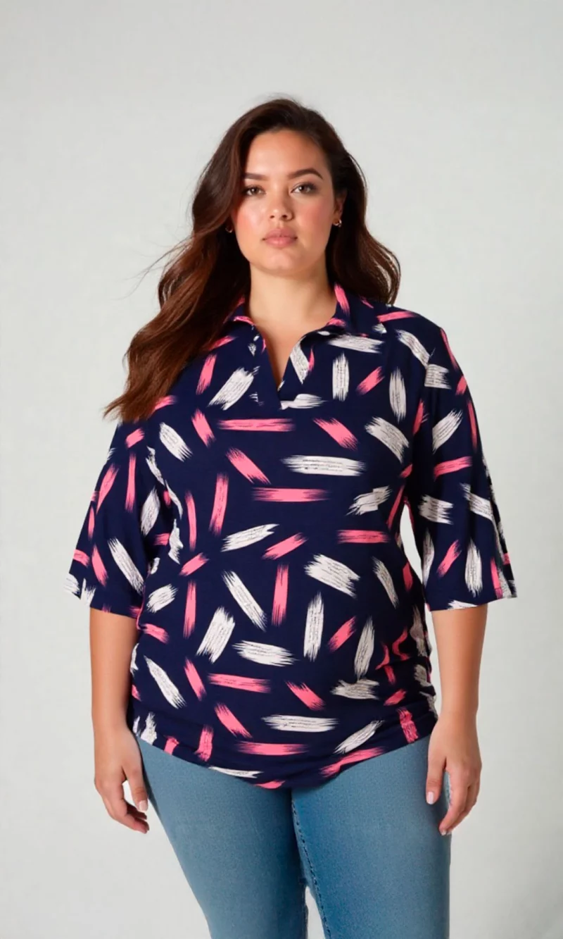 Camiseta mujer manga corta estampada