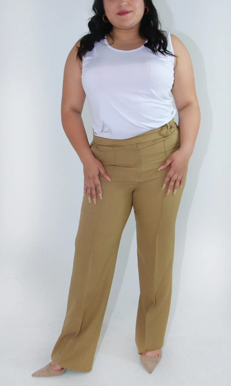 Pantalón mujer unicolor