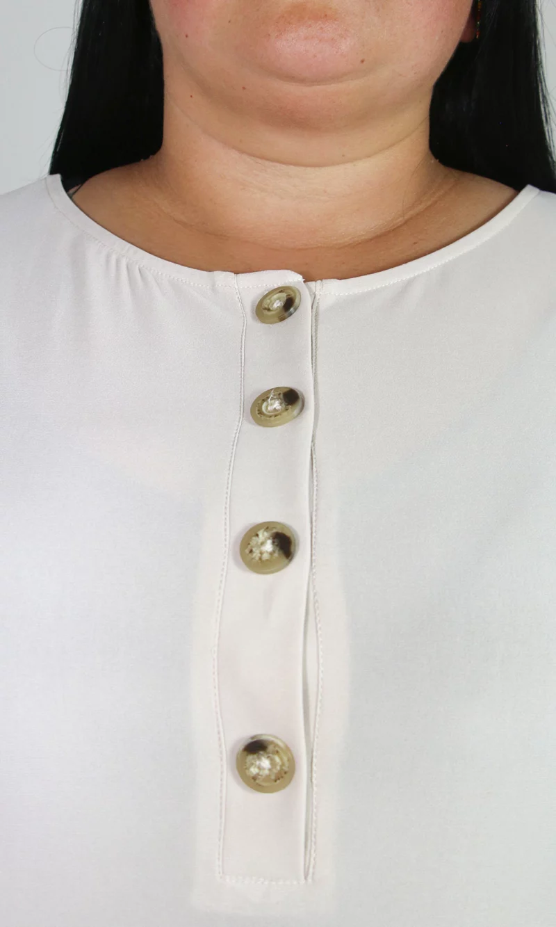 Camiseta mujer manga corta unicolor - Imagen 6