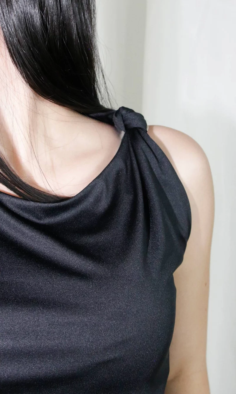 Camiseta mujer unicolor - Imagen 2