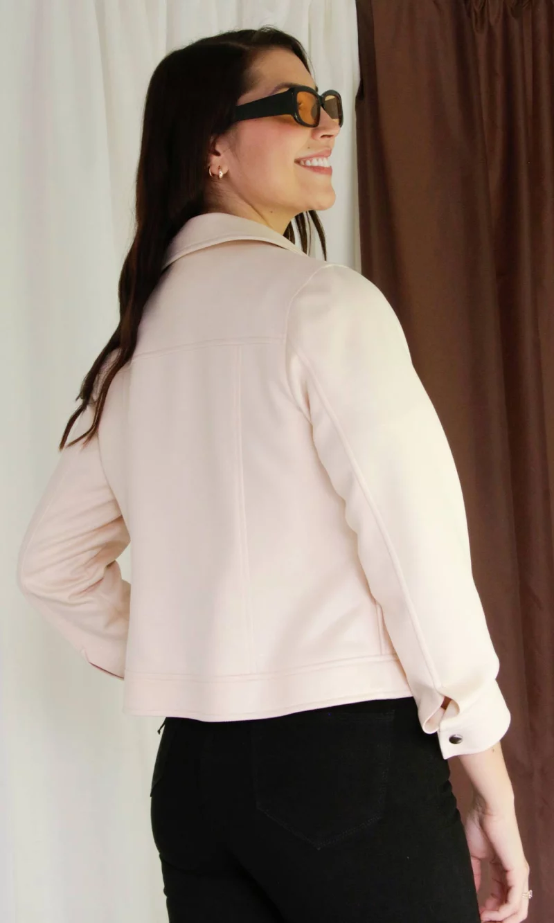 Chaqueta mujer unicolor - Imagen 4