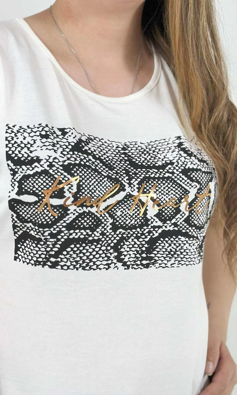Camiseta mujer manga corta estampada - Imagen 5