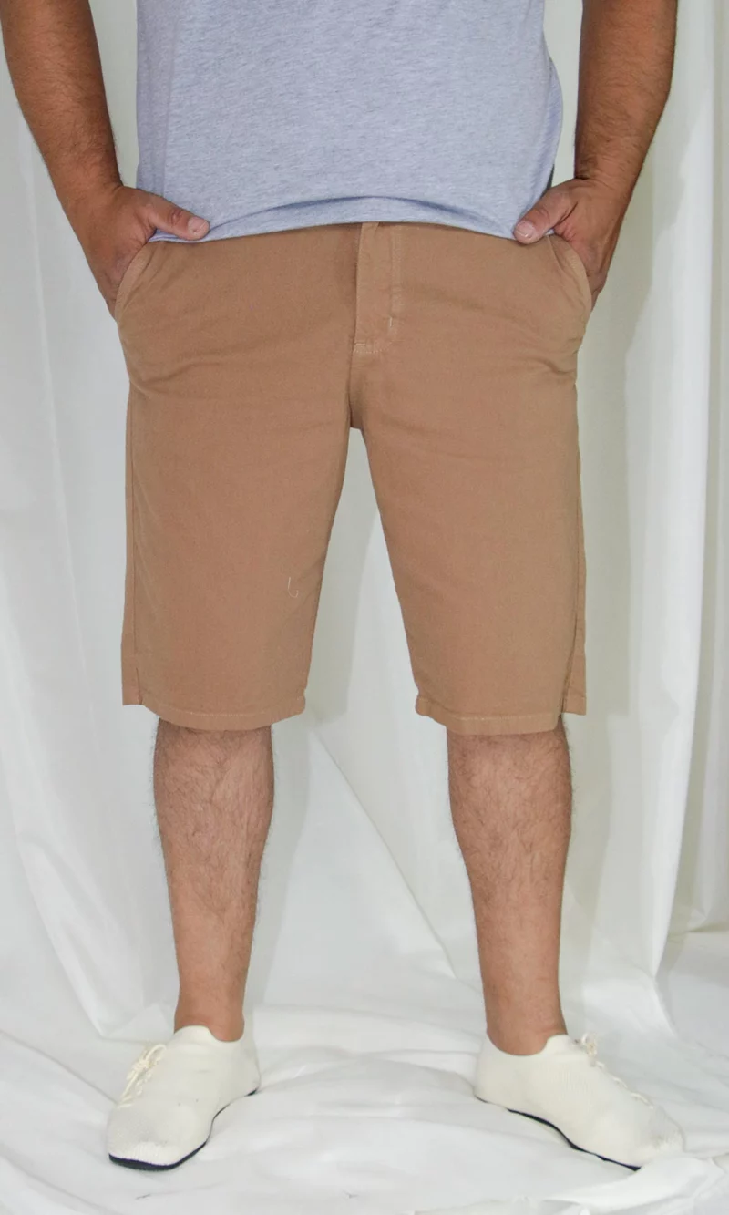 Bermuda hombre unicolor