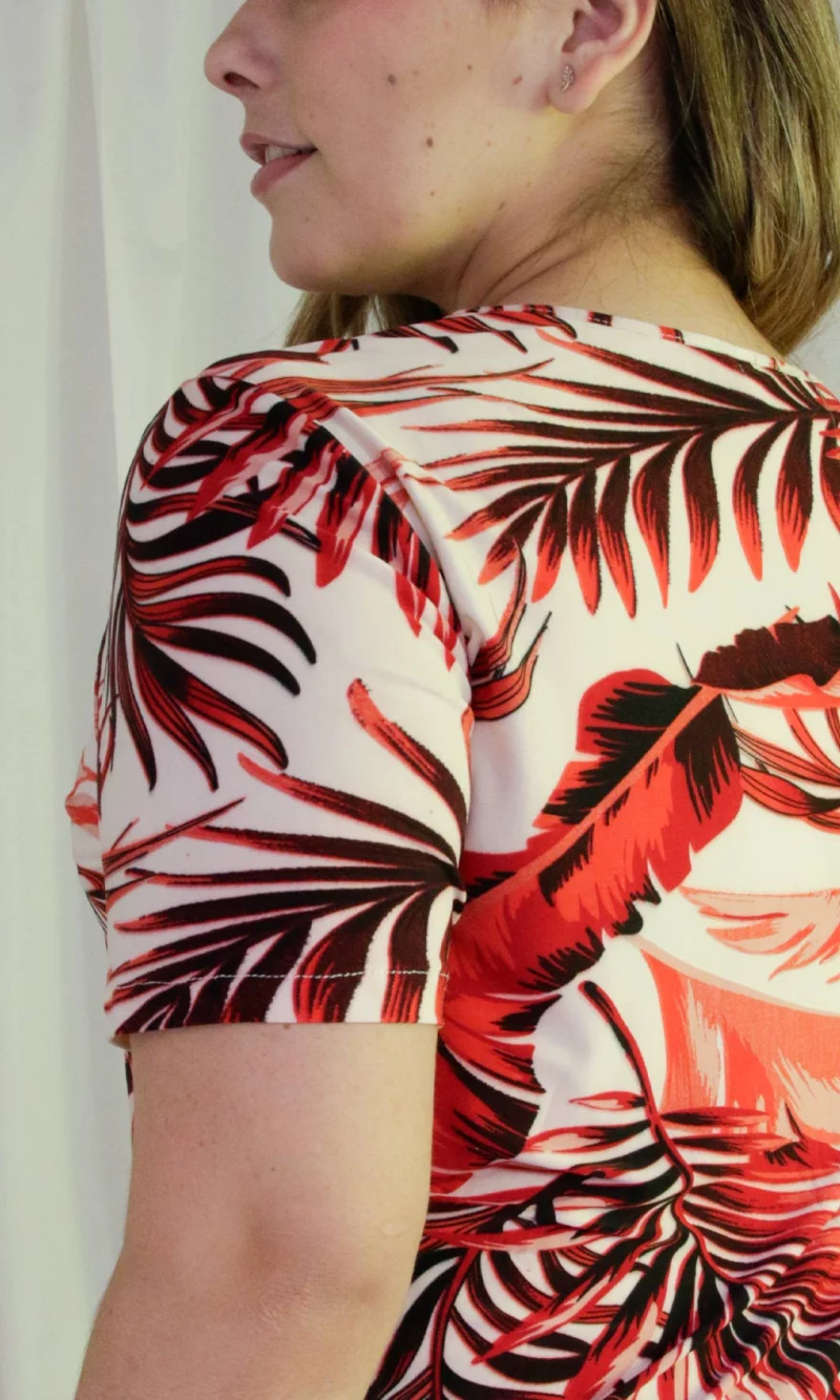 Camiseta mujer manga corta estampada - Imagen 4