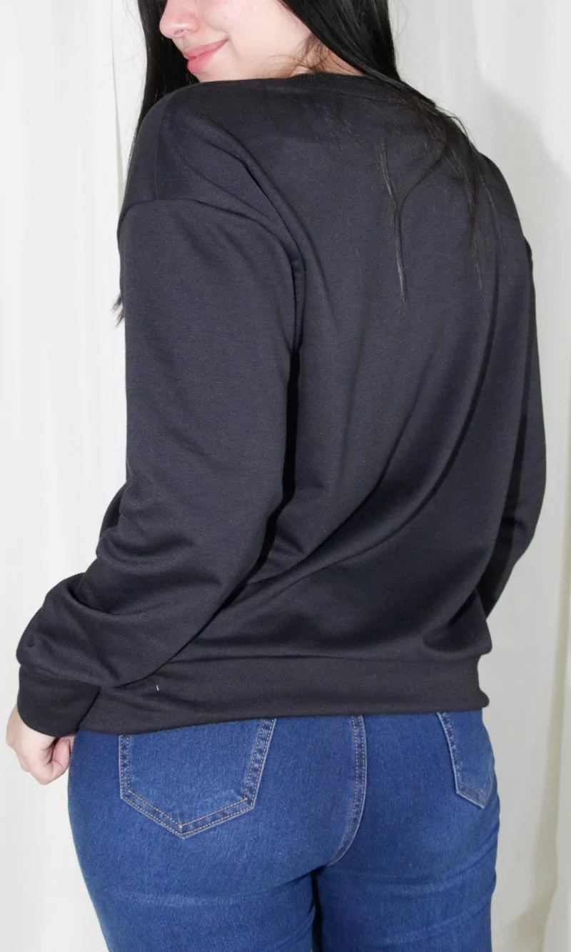 Camiseta mujer manga larga unicolor - Imagen 3