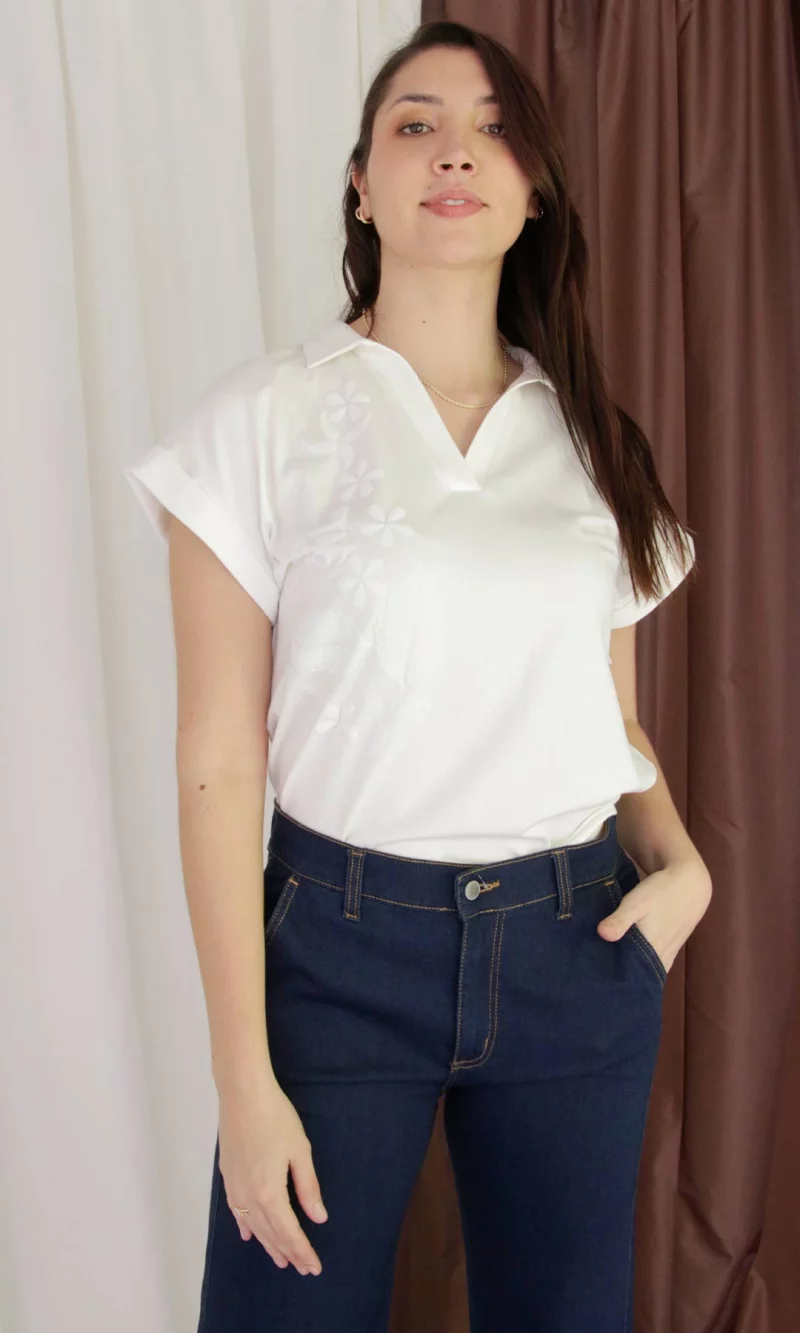 Camiseta mujer unicolor