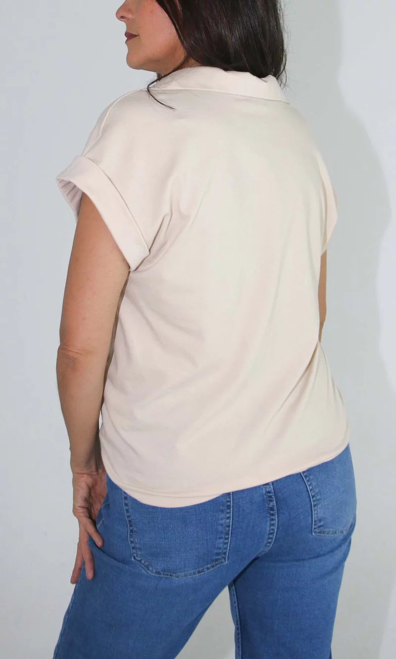 Camiseta mujer unicolor - Imagen 6