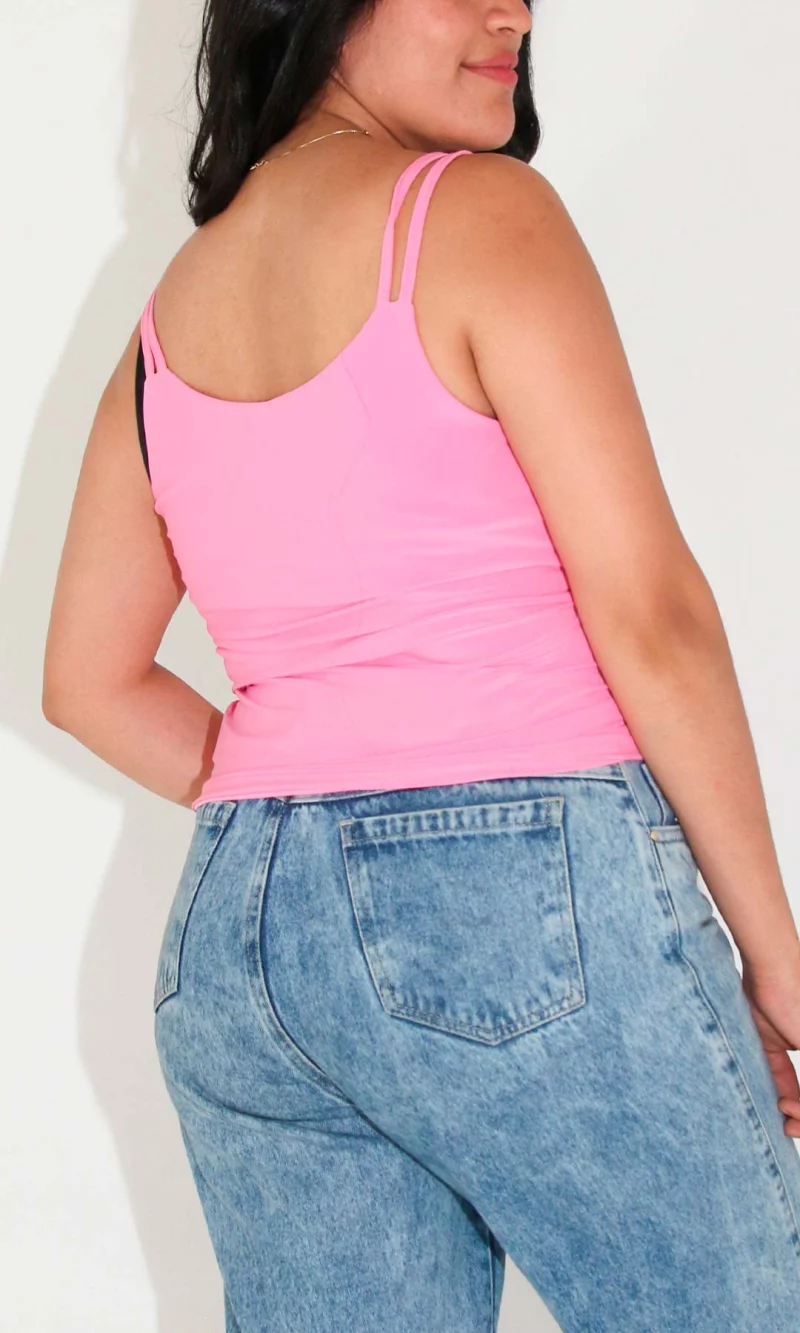 Camiseta mujer unicolor - Imagen 5