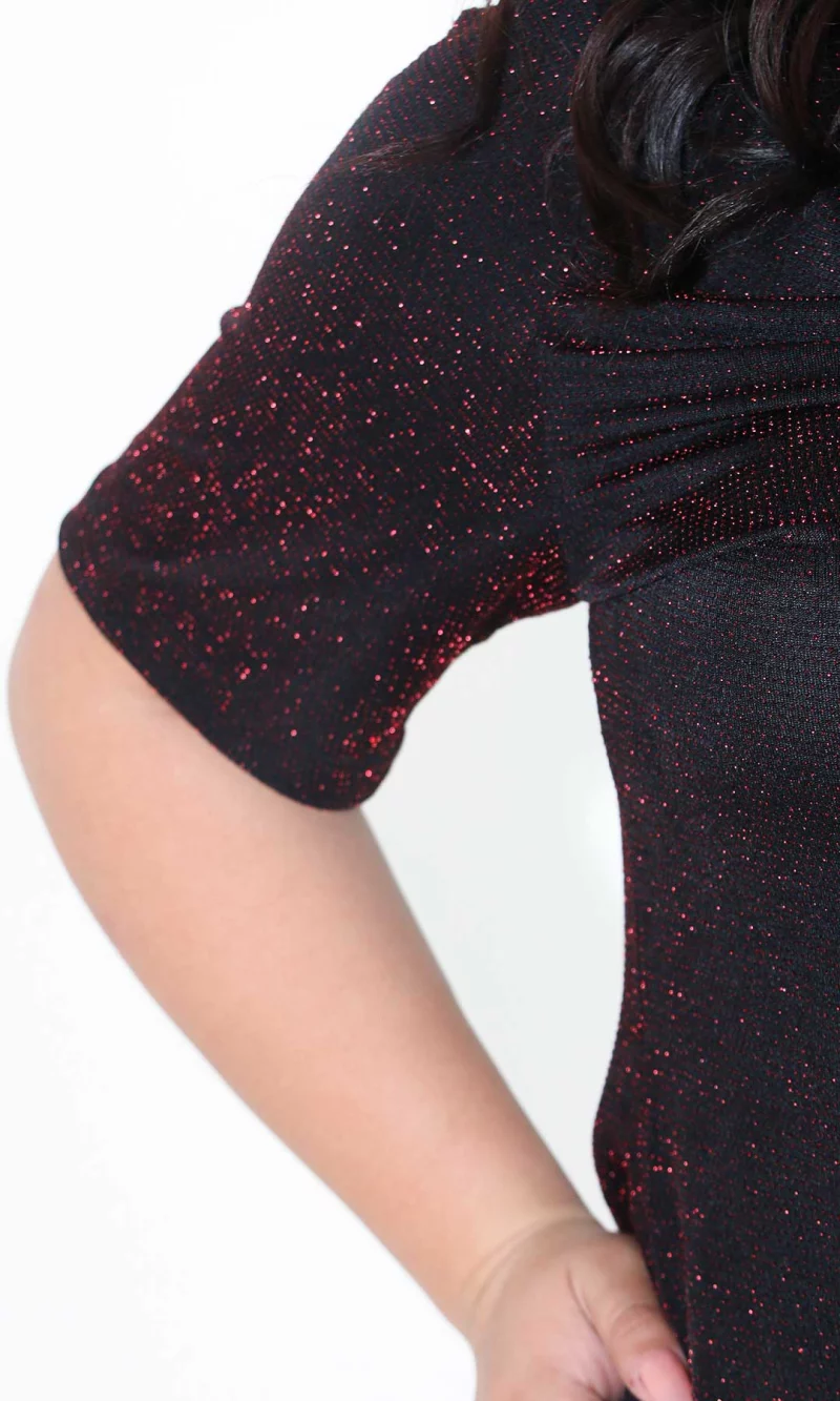 Camiseta mujer manga corta unicolor - Imagen 5