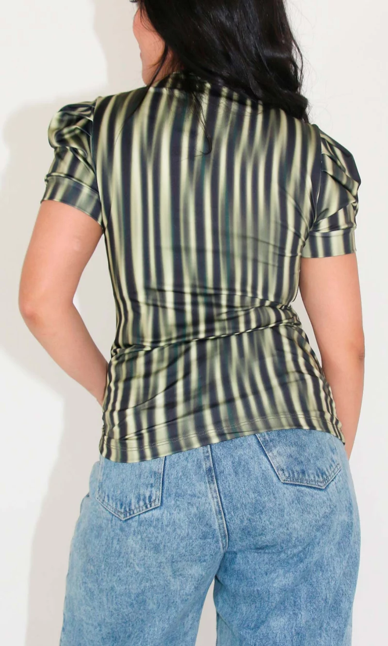 Camiseta mujer manga corta rayas - Imagen 6