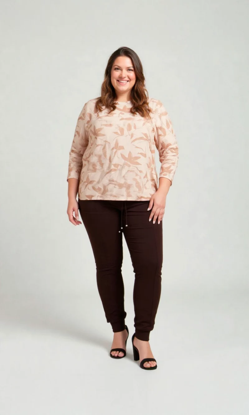 Blusa mujer manga 3/4 estampada - Imagen 11