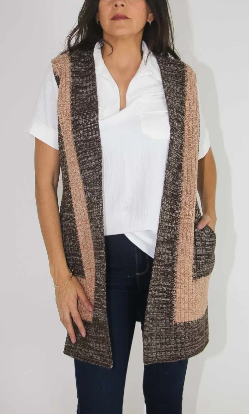 Chaleco mujer con diseño