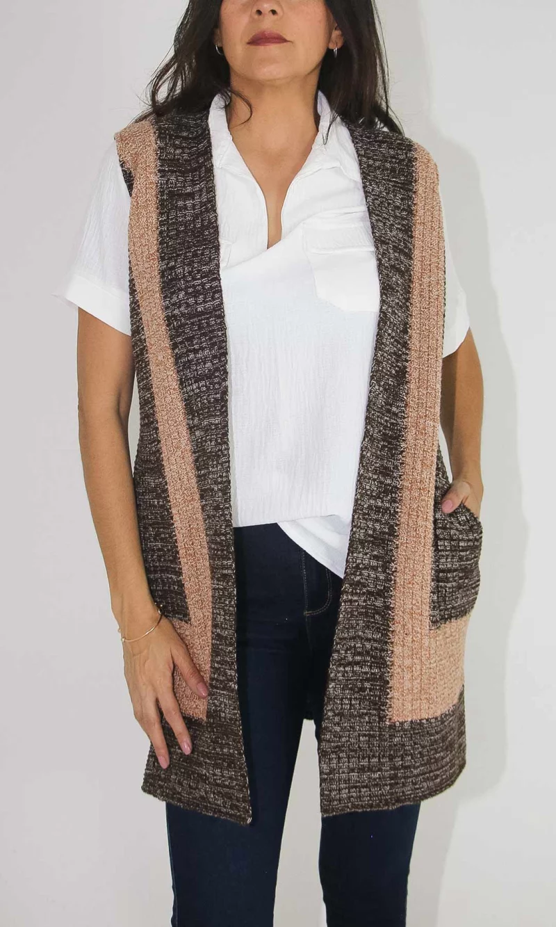 Chaleco mujer con diseño