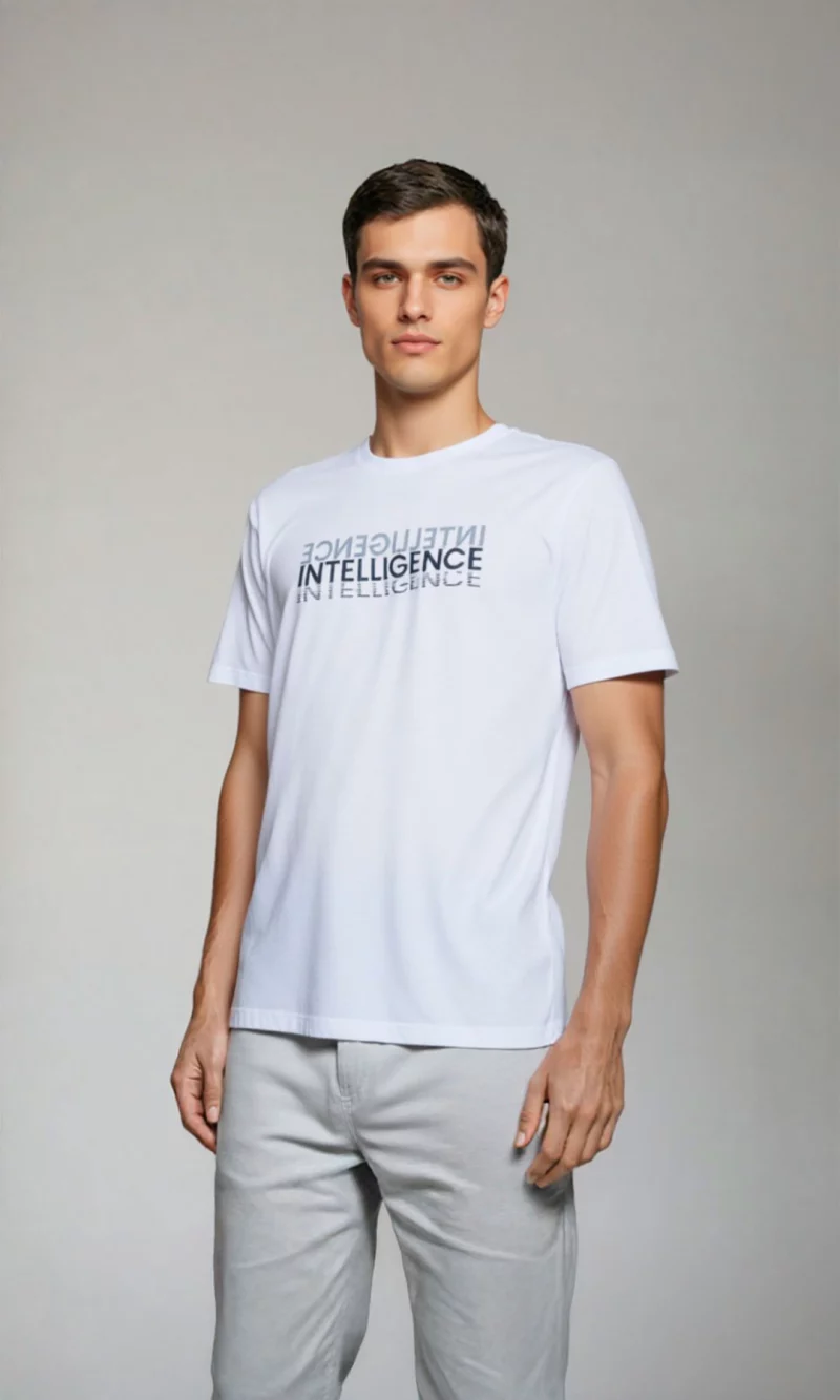 Camiseta hombre manga corta estampada - Imagen 7