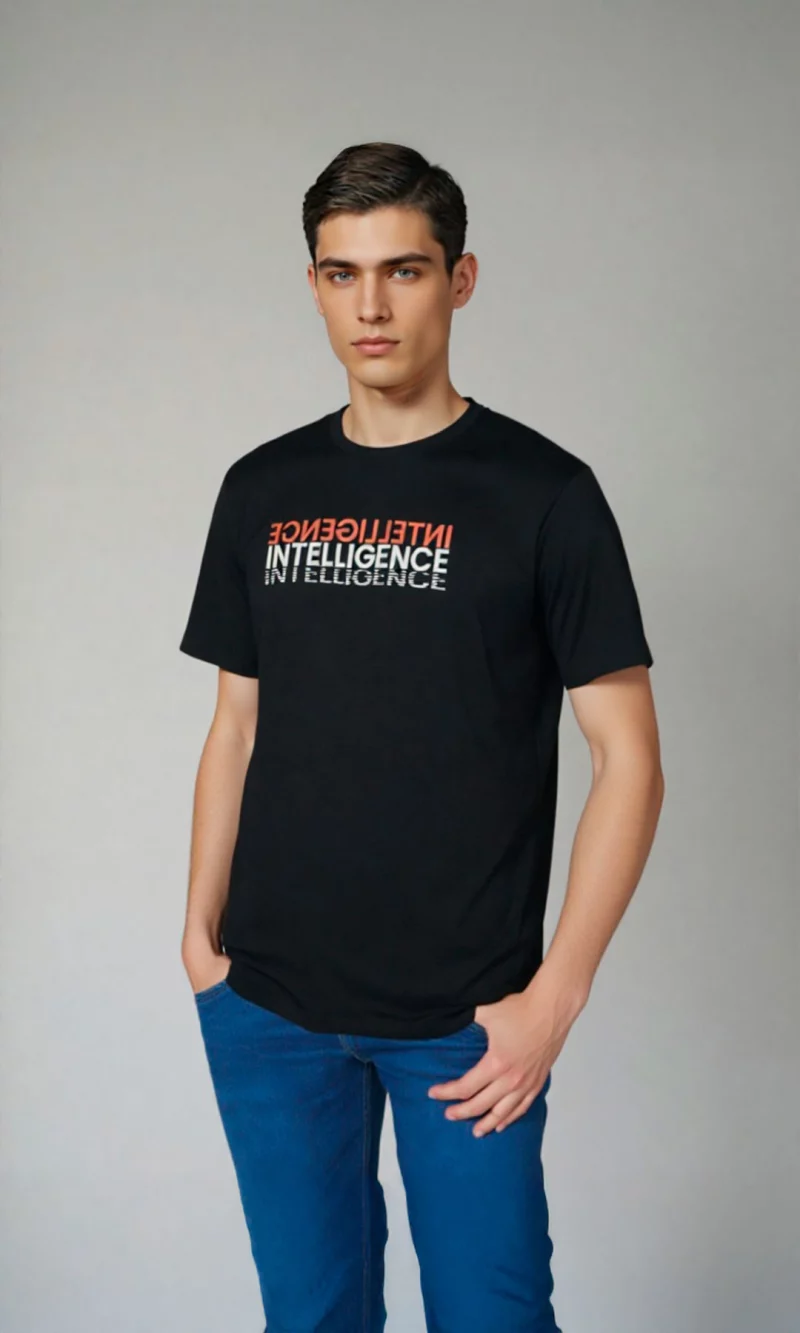 Camiseta hombre manga corta estampada