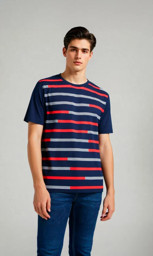 Camiseta T-Shirt hombre rayas
