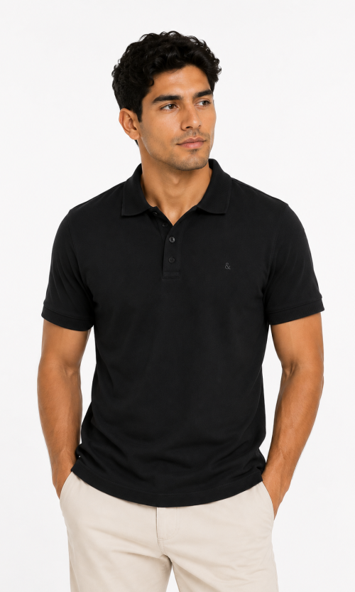 Camiseta hombre manga corta unicolor