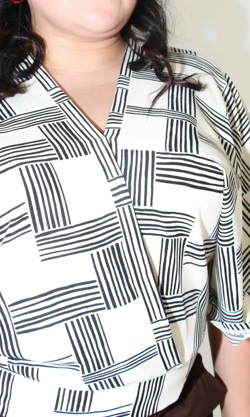 Blusa mujer manga corta estampada - Imagen 6