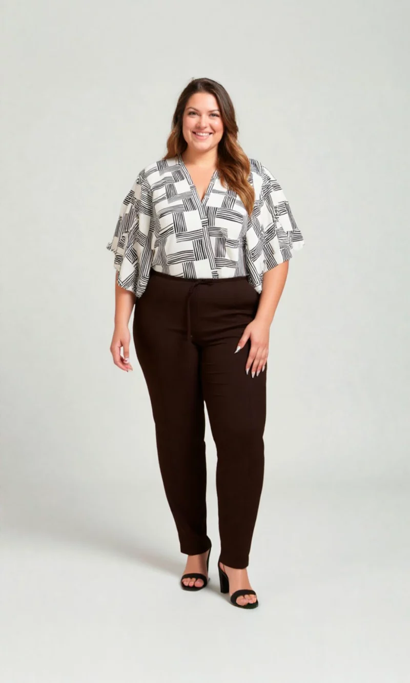 Blusa mujer manga corta estampada - Imagen 2