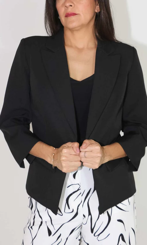 Chaqueta mujer unicolor