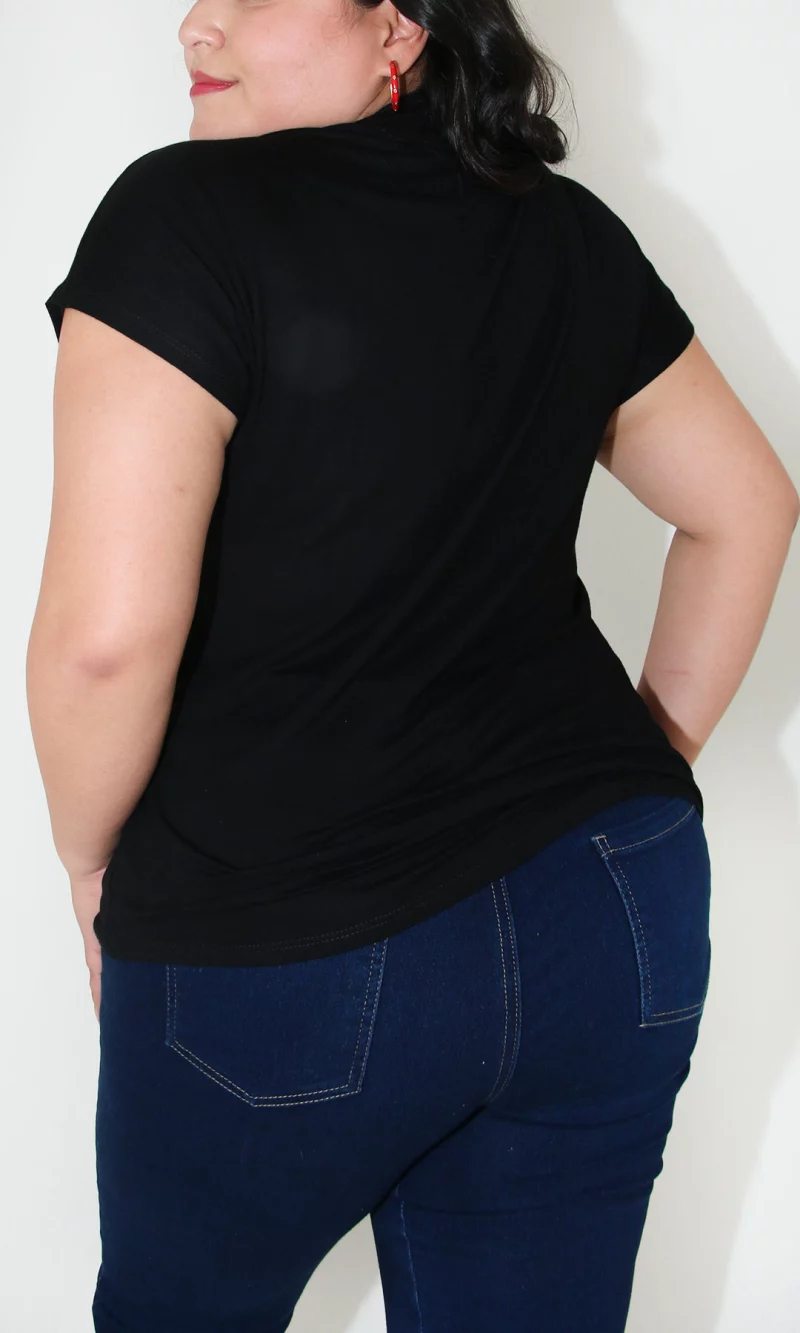 Camiseta mujer manga corta estampada - Imagen 3
