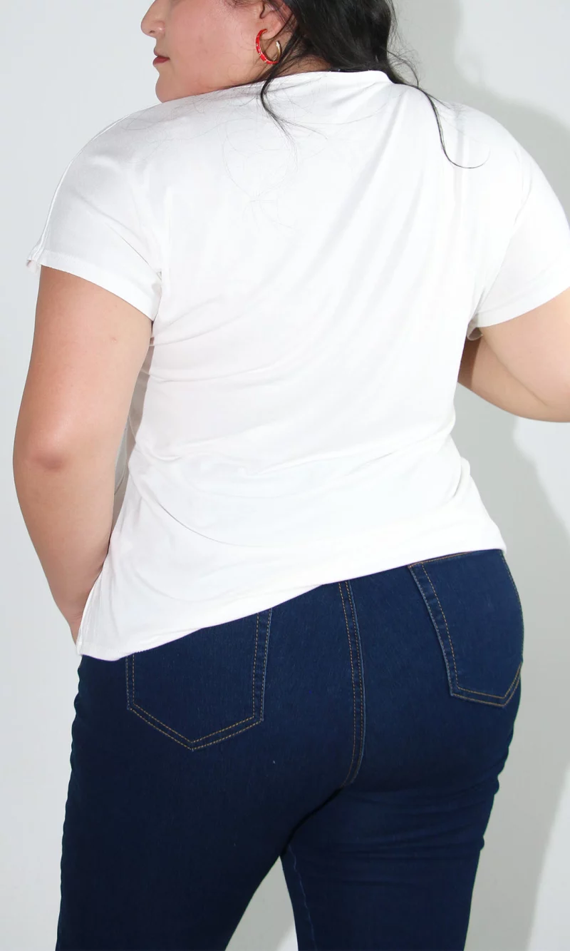 Camiseta mujer manga corta estampada - Imagen 7