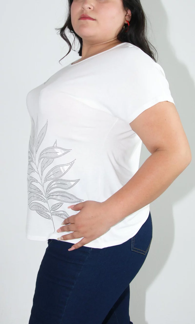 Camiseta mujer manga corta estampada - Imagen 6
